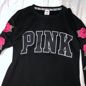 VS PINK black sweatshirt